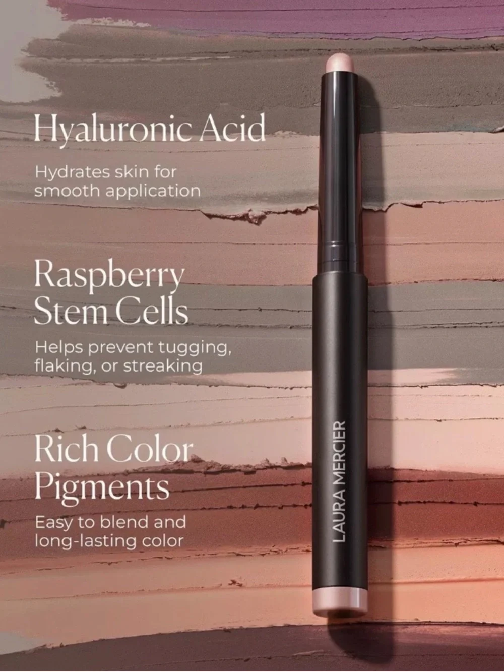 Laura Mercier Caviar Stick Eye Shadow in Rosegold 0.5g NIB